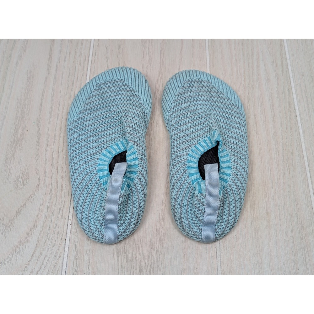 Kids Water Shoes Size Euro 28/29 11 Blue Knit Barefoot Aqua Socks Slip On